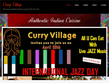 Tablet Screenshot of curryvillage.net